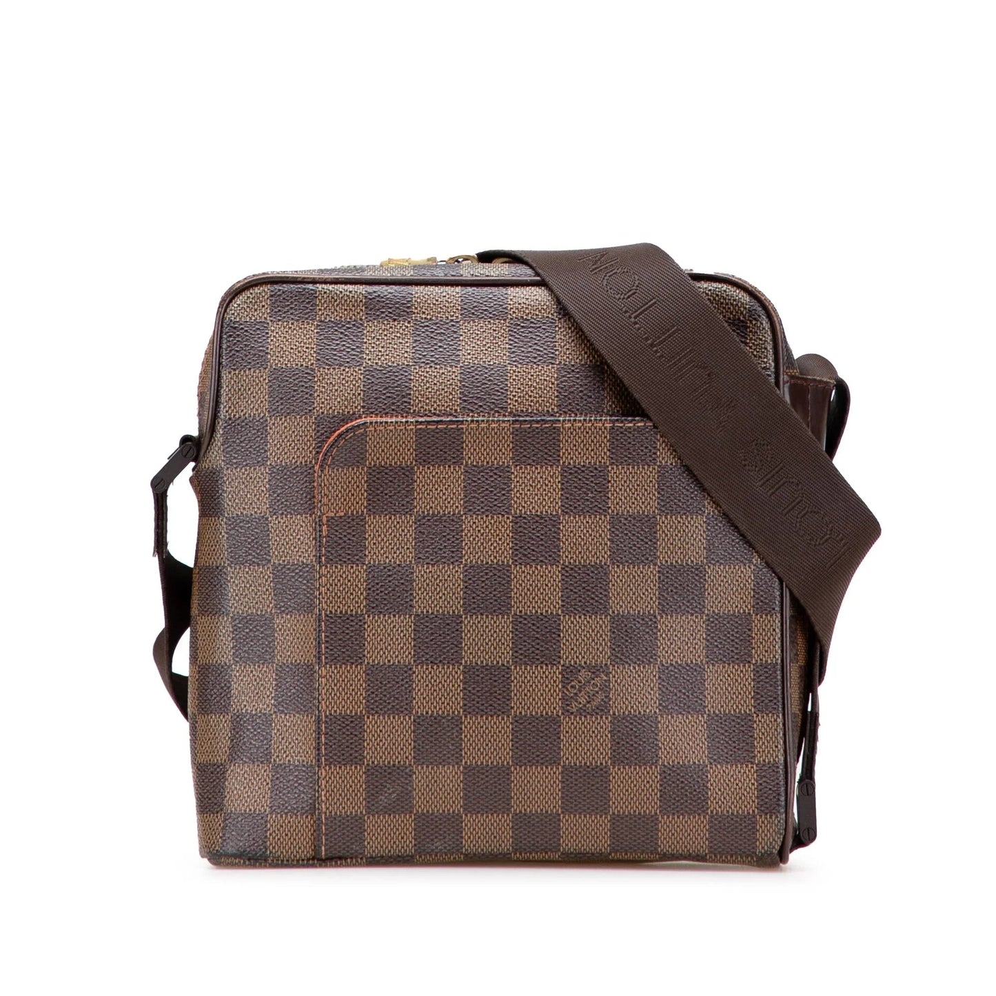 Brown Louis Vuitton Damier Ebene Olav PM Crossbody Bag