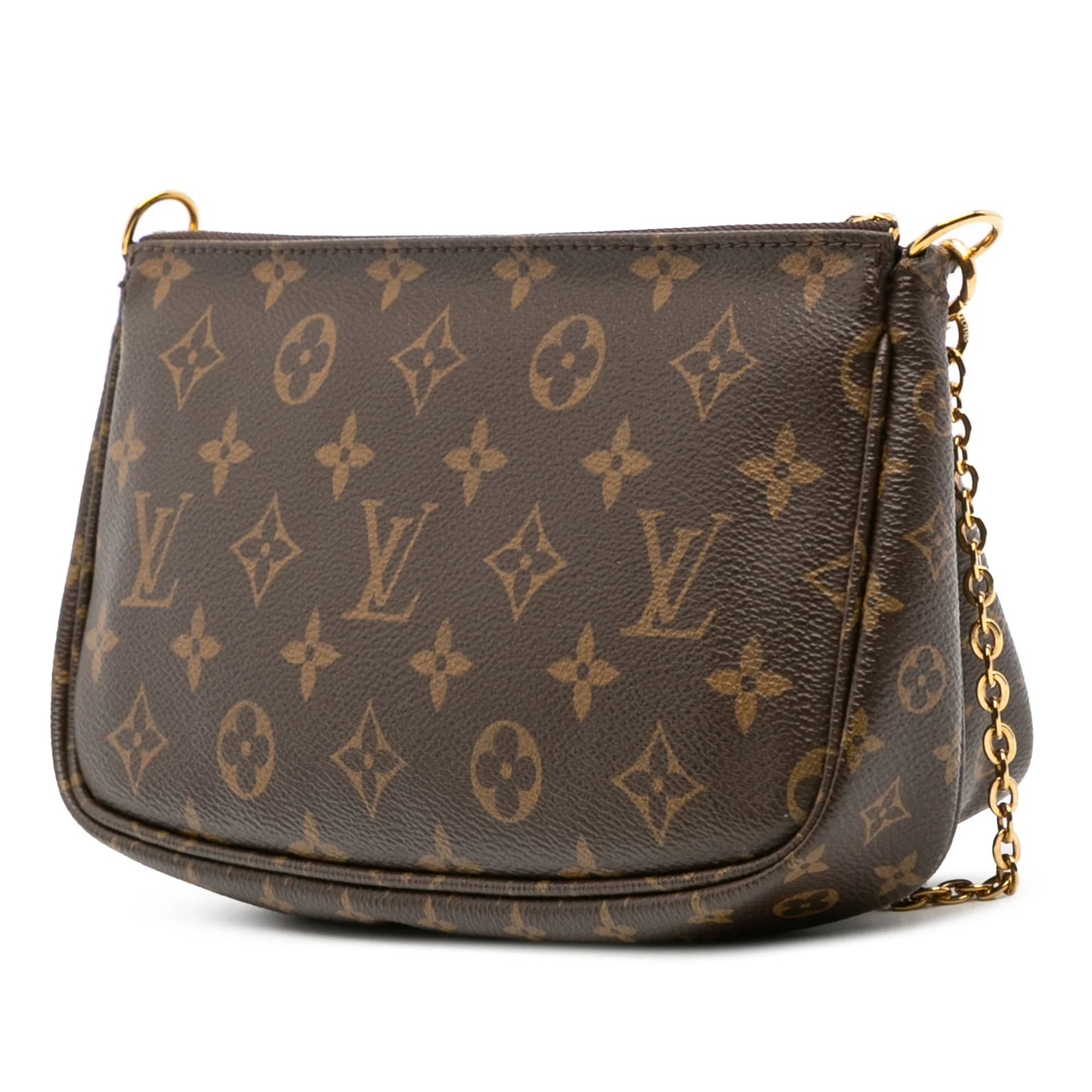 Brown Louis Vuitton Monogram Multi Pochette Accessoires Satchel