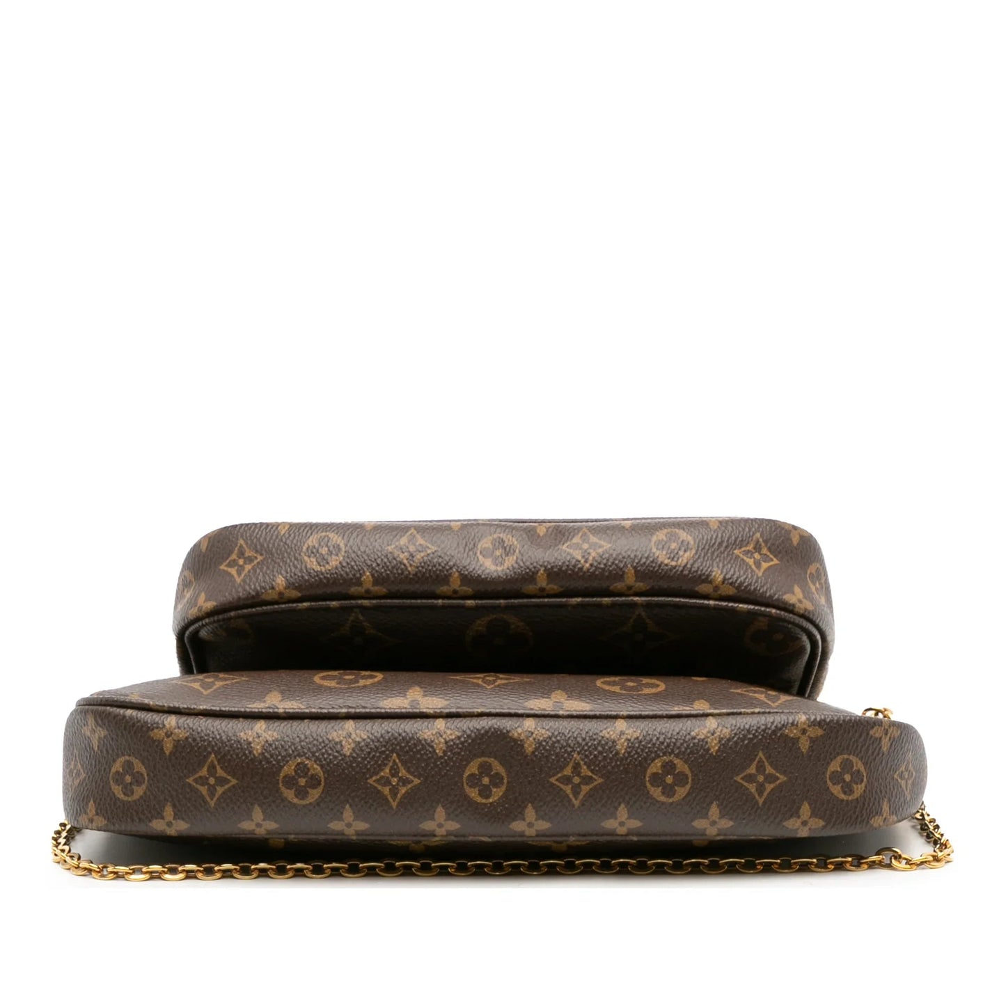 Brown Louis Vuitton Monogram Multi Pochette Accessoires Satchel