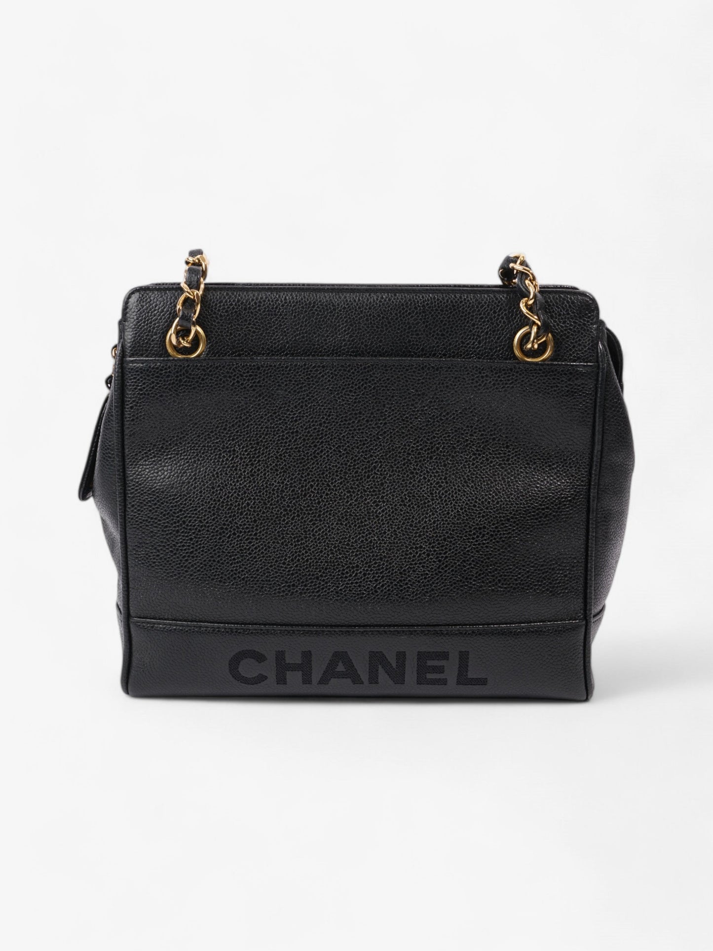 Chanel  CC Tote Black Caviar Leather