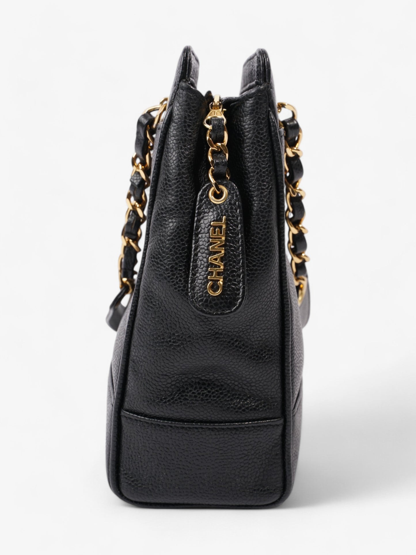 Chanel  CC Tote Black Caviar Leather