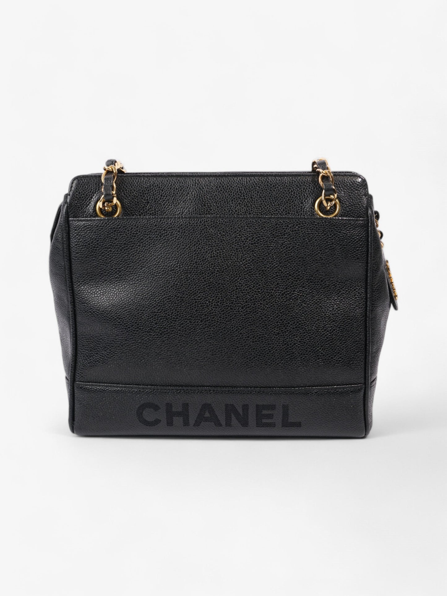 Chanel  CC Tote Black Caviar Leather