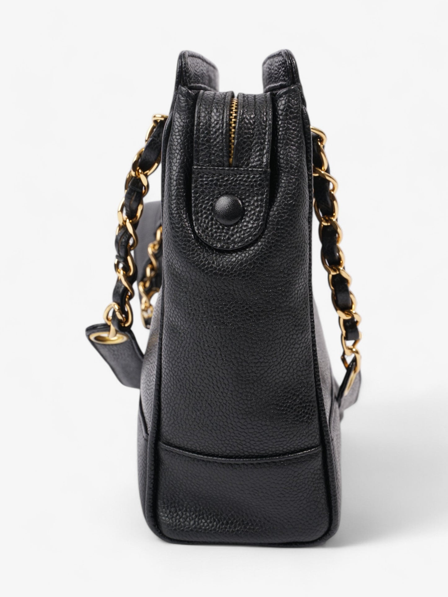 Chanel  CC Tote Black Caviar Leather