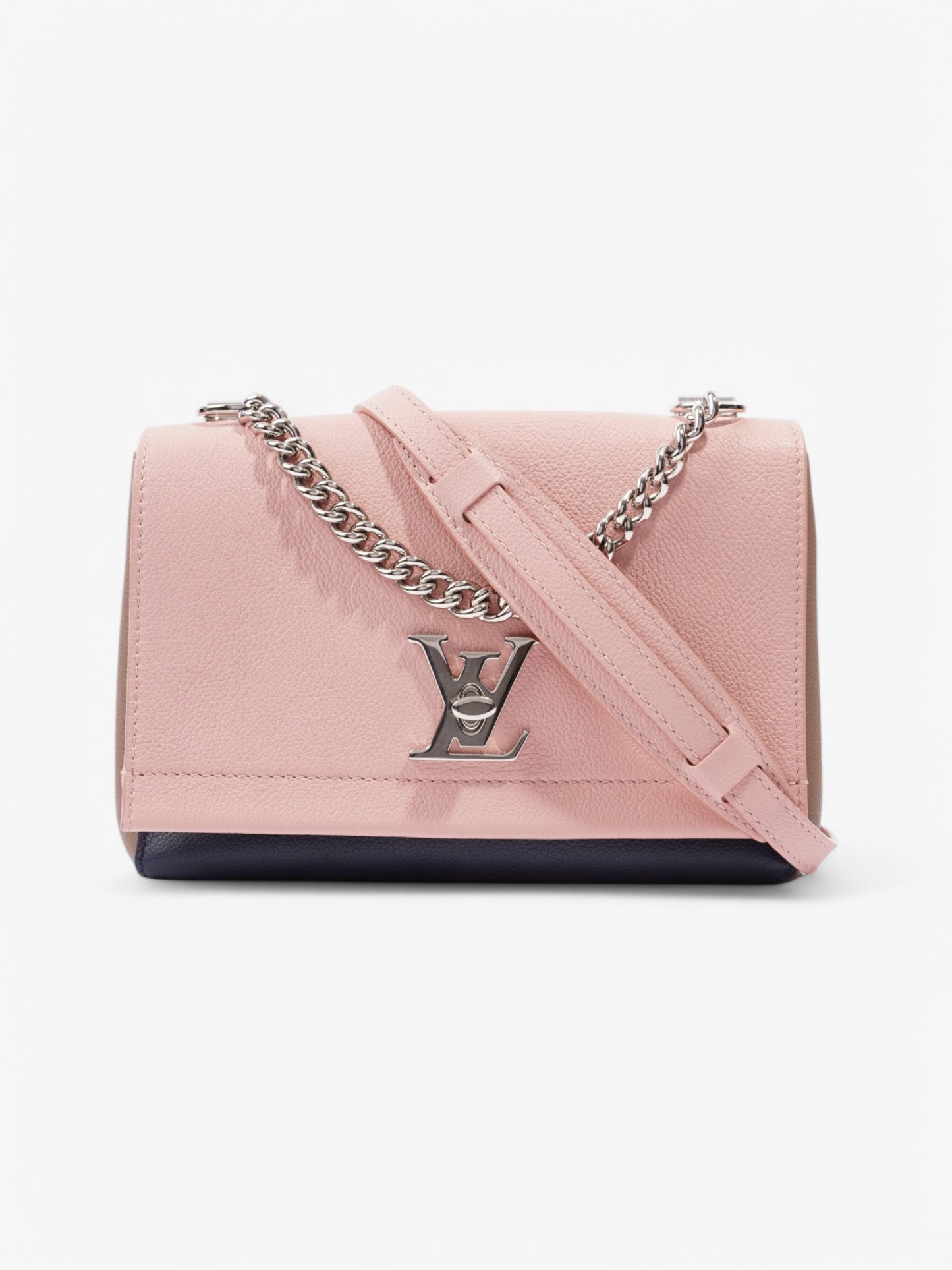 Louis Vuitton Lockme ll Pink / Navy Leather BB