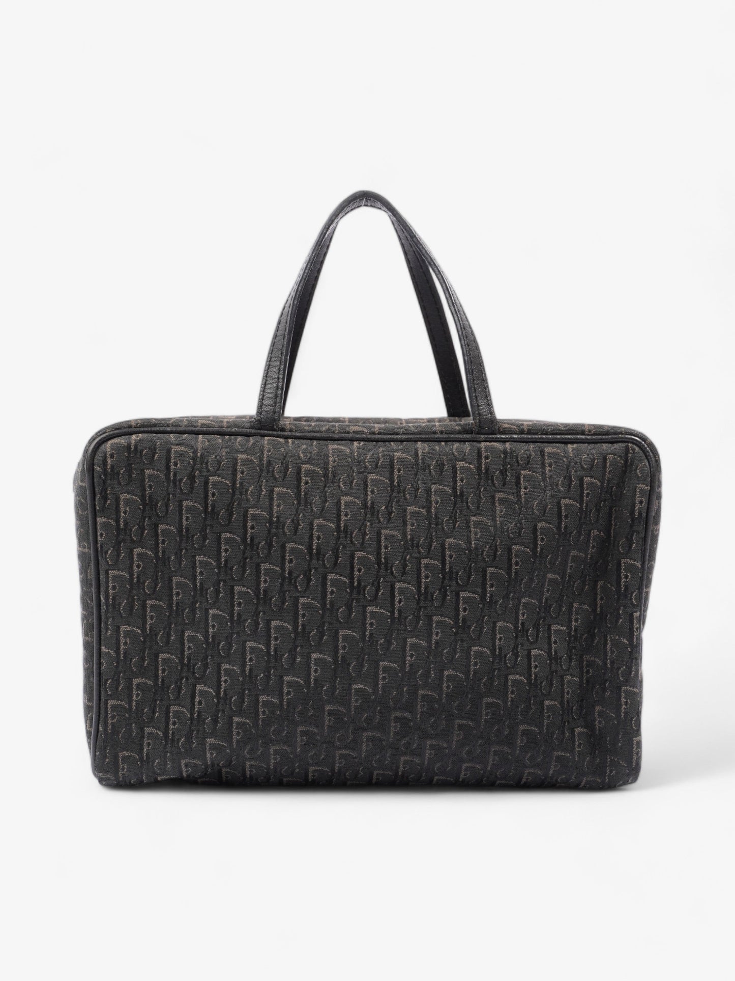 Christian Dior Trotter Handbag Black Dior Oblique Canvas