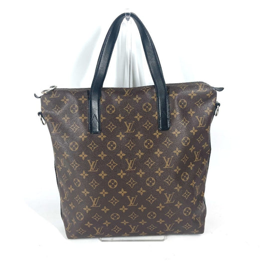 LOUIS VUITTON Tote Bag M40388 Monogram macacer canvas Brown Monogram macacer Kitan