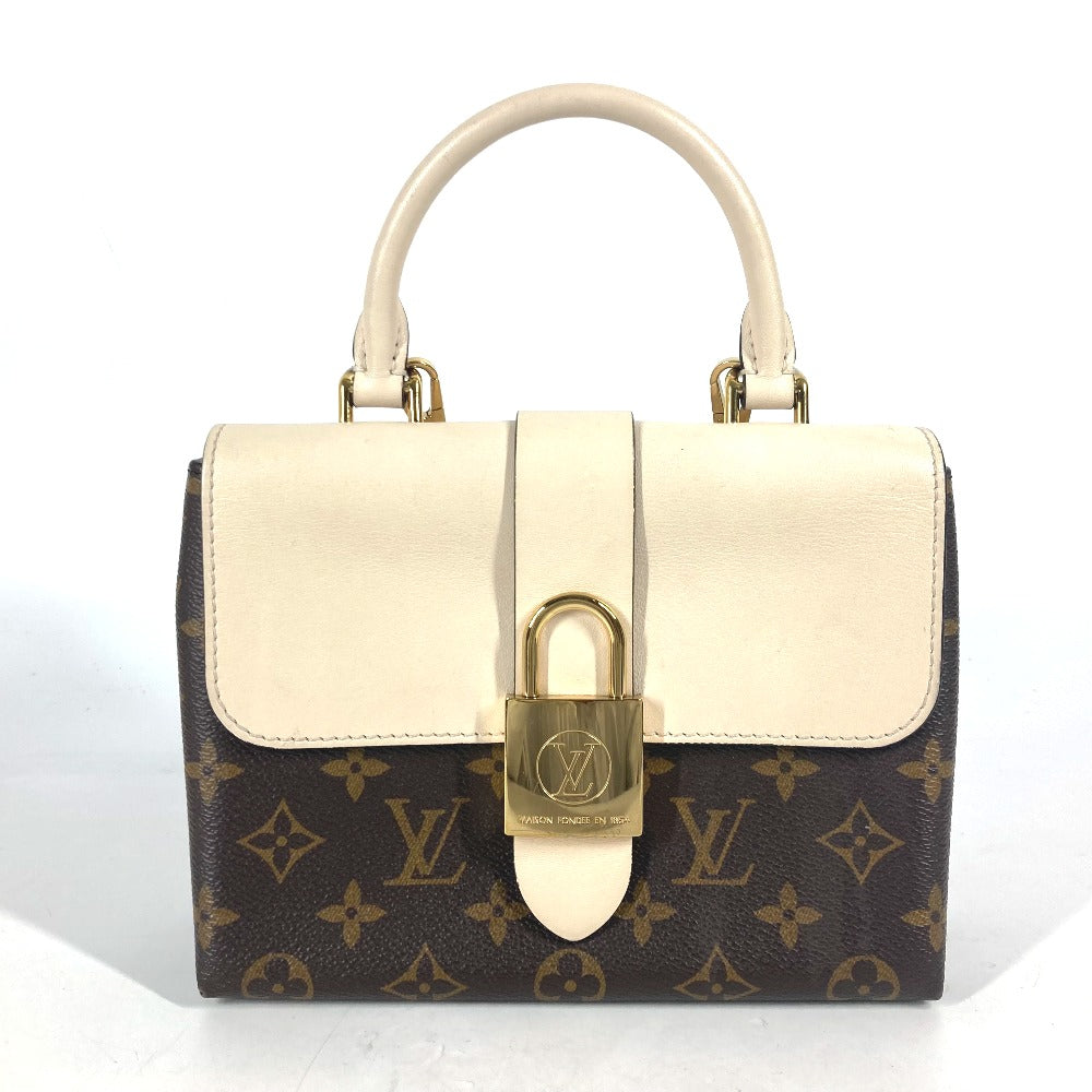 LOUIS VUITTON Handbag Monogram canvas white Monogram Rocky BB