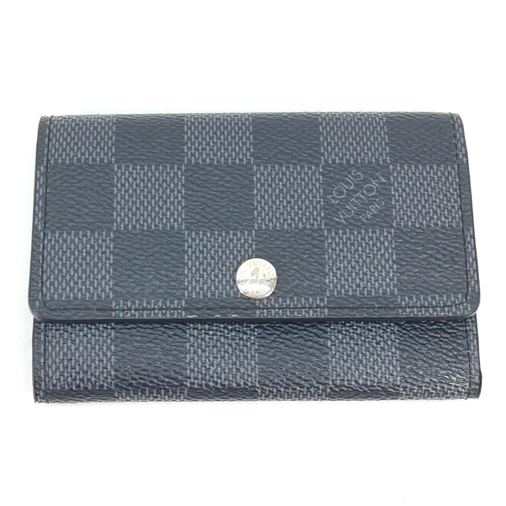 LOUIS VUITTON Key case Key holder Damier Grafitto Canvas black Damier Grafitte Multicles 6