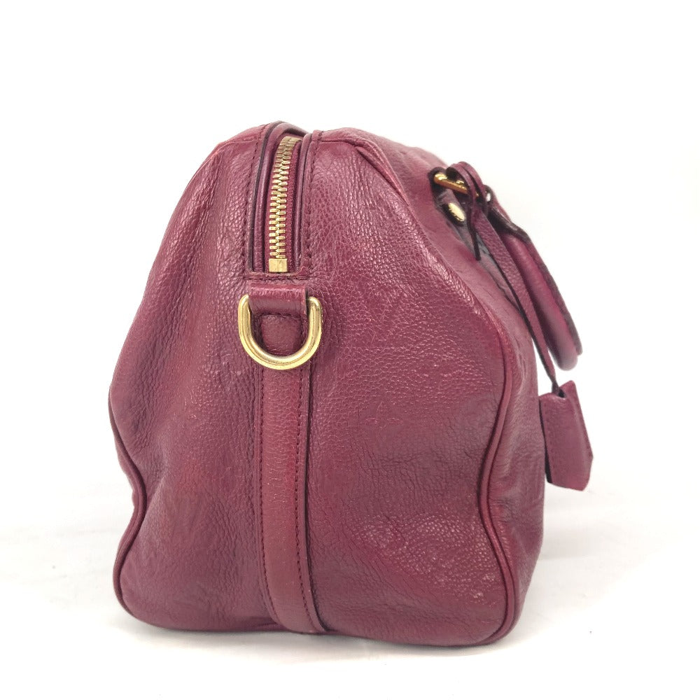 LOUIS VUITTON Shoulder Bag M40755 Monogram Ann Platt Leather wine-red Monogram Ann Platt Speedyã»bandouliere30