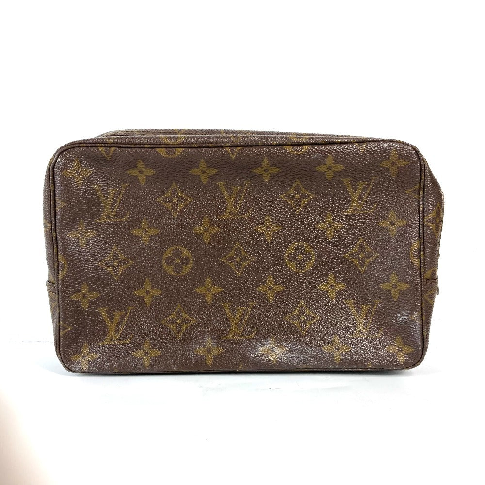 LOUIS VUITTON Cosmetics Pouch M47524 Monogram canvas Brown Monogram Truth Cracking T 23