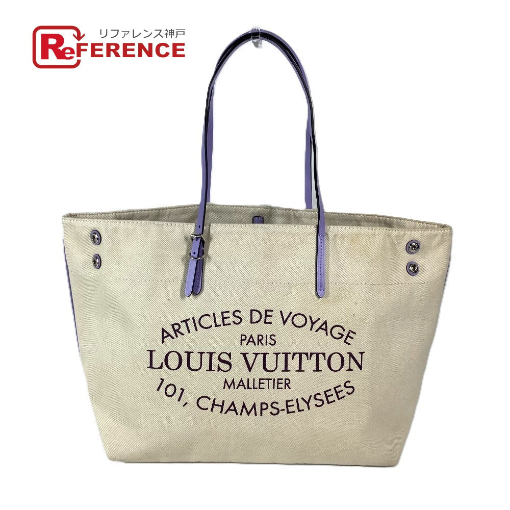 LOUIS VUITTON Shoulder Bag M94500 Leather / canvas purple Summer collection Hippo MM