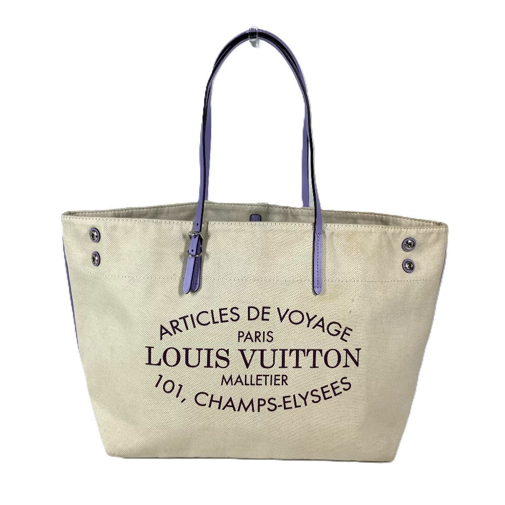 LOUIS VUITTON Shoulder Bag M94500 Leather / canvas purple Summer collection Hippo MM