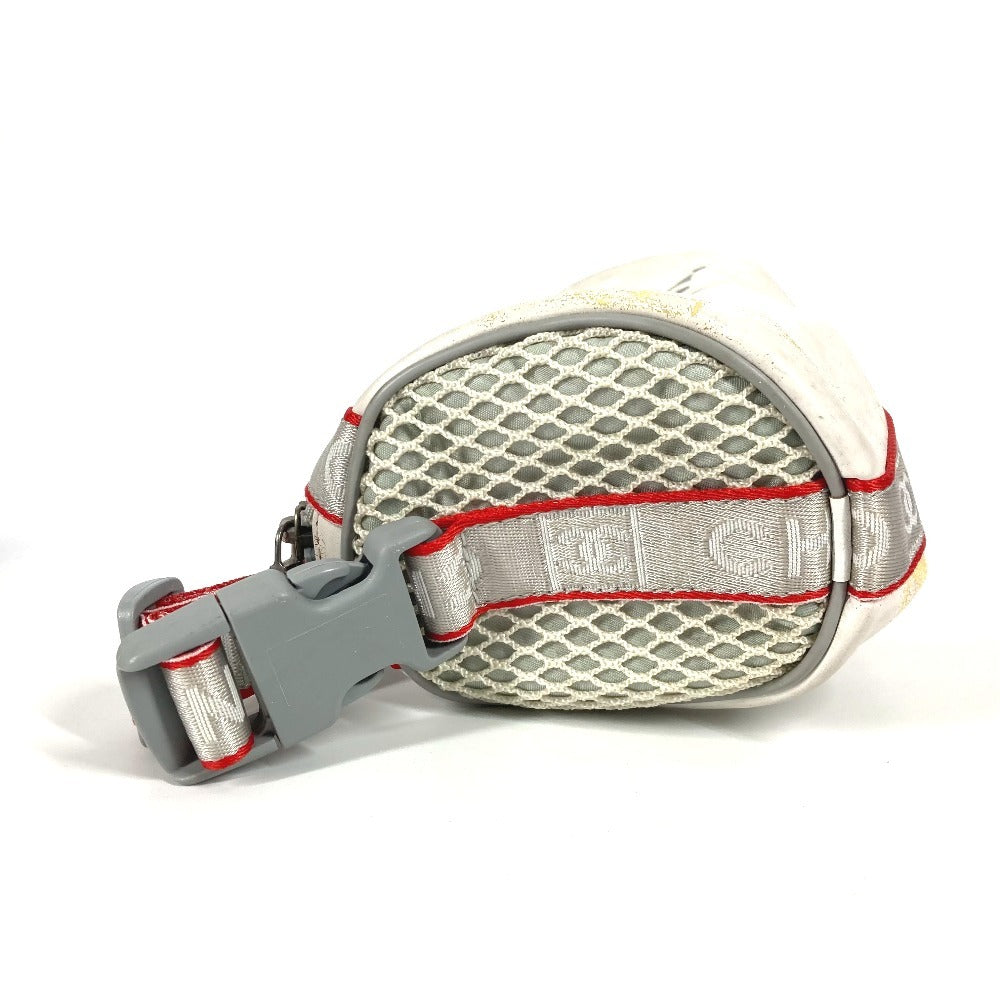 CHANEL Shoulder Bag Nylon white Sports logo mini Women
