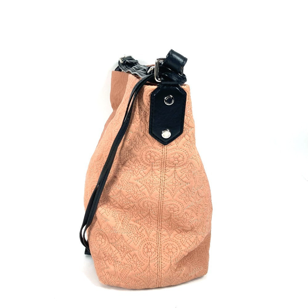 LOUIS VUITTON Shoulder Bag M94289 monogram antique leather pink Monogram Antia Hobo PM Women