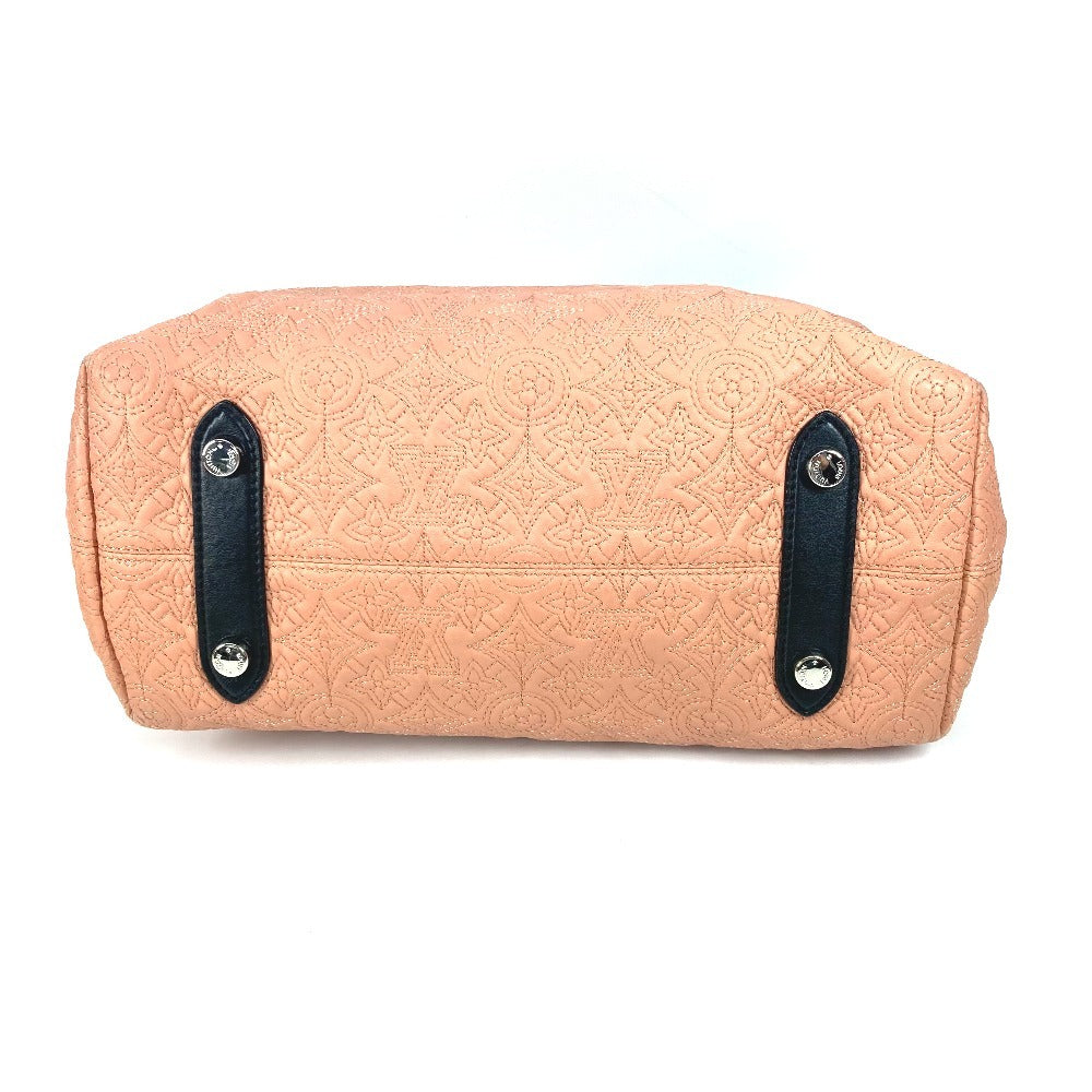 LOUIS VUITTON Shoulder Bag M94289 monogram antique leather pink Monogram Antia Hobo PM Women