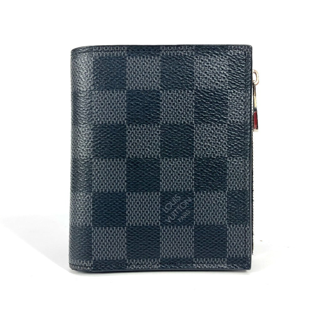 LOUIS VUITTON Folded wallet N64021 Damier Grafitto Canvas black Damier Grafitte Portefeuille Smart unisex(Unisex)
