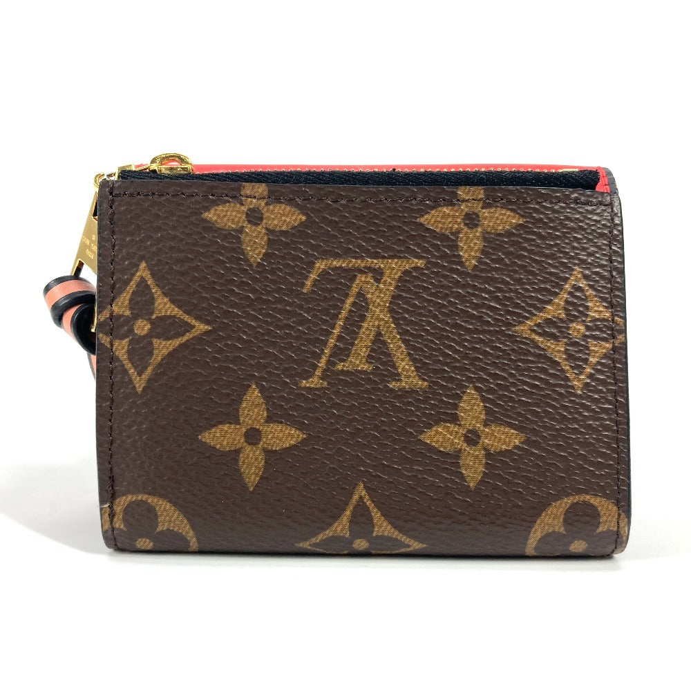 LOUIS VUITTON Trifold wallet M63904 Monogram canvas, leather Red Monogram Portefeuille Tuileries Compact Women