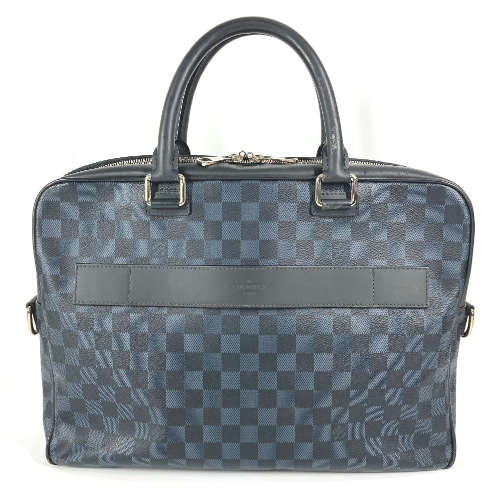 LOUIS VUITTON Handbag N41347 Damier Cobalt Canvas Navy Damier Cobalt Porto Documan Business PDB mens