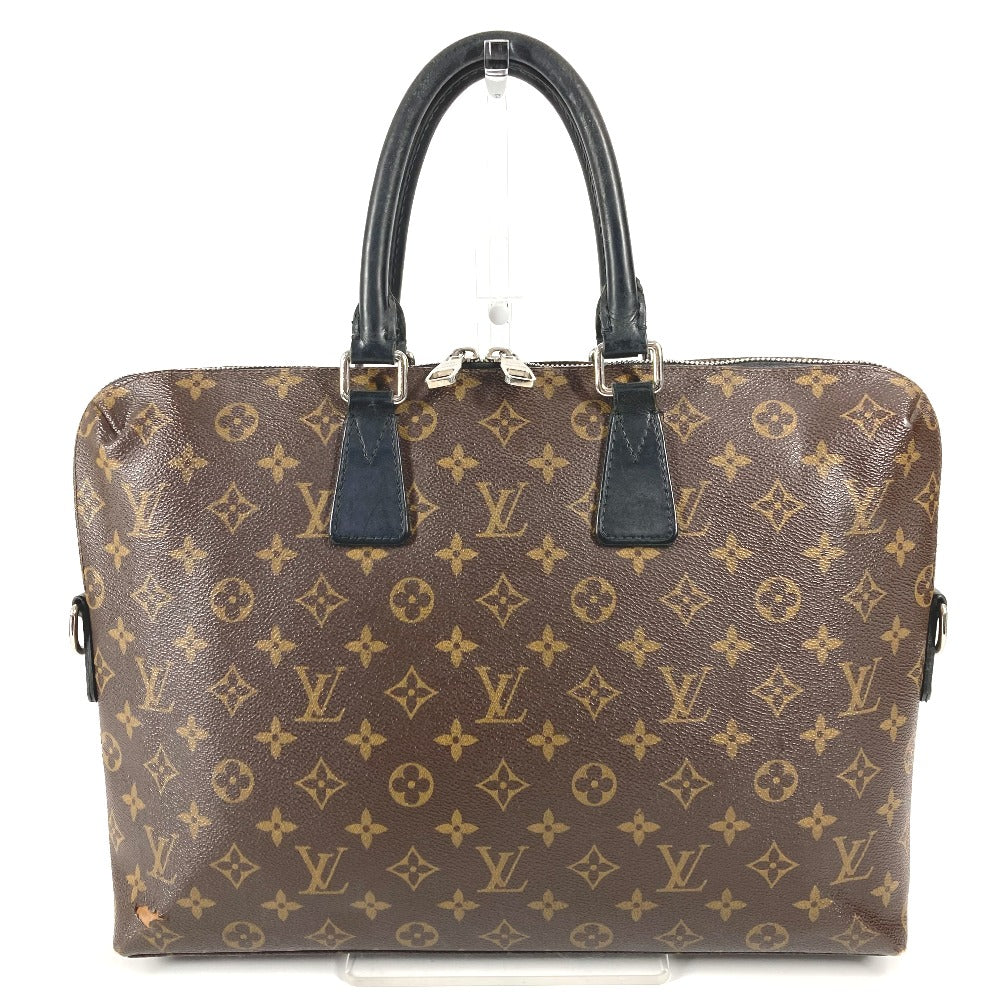 LOUIS VUITTON Handbag M40868 Monogram macacer canvas Brown Monogram macacer Porto documan Jules PDJ mens
