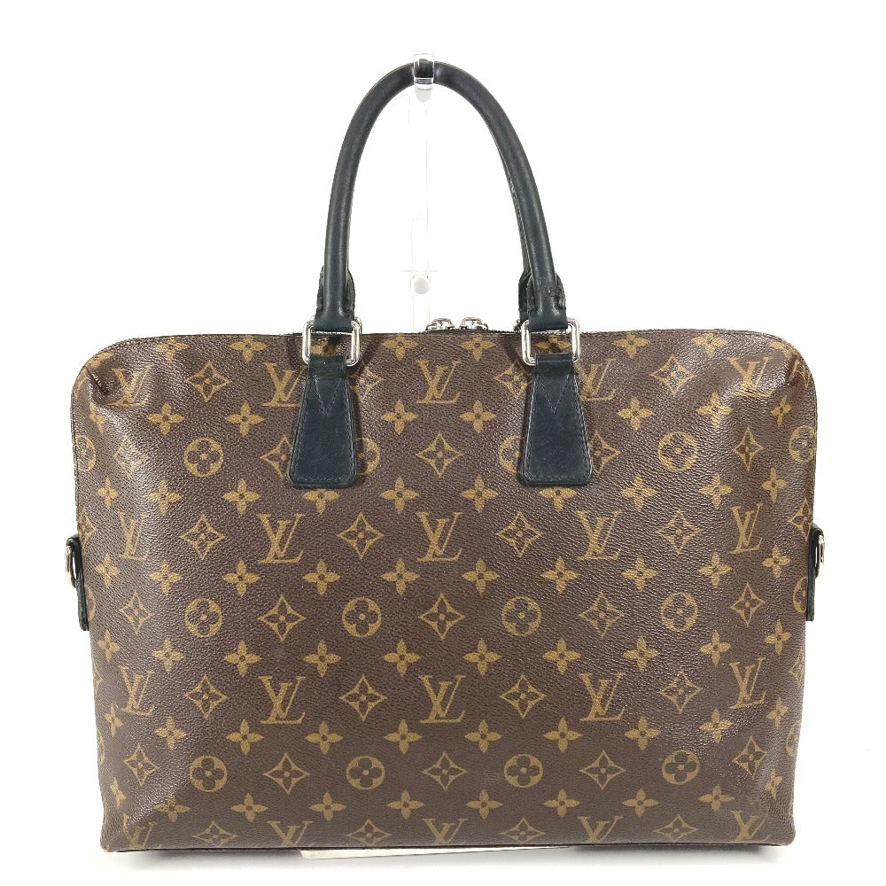 LOUIS VUITTON Handbag M40868 Monogram macacer canvas Brown Monogram macacer Porto documan Jules PDJ mens