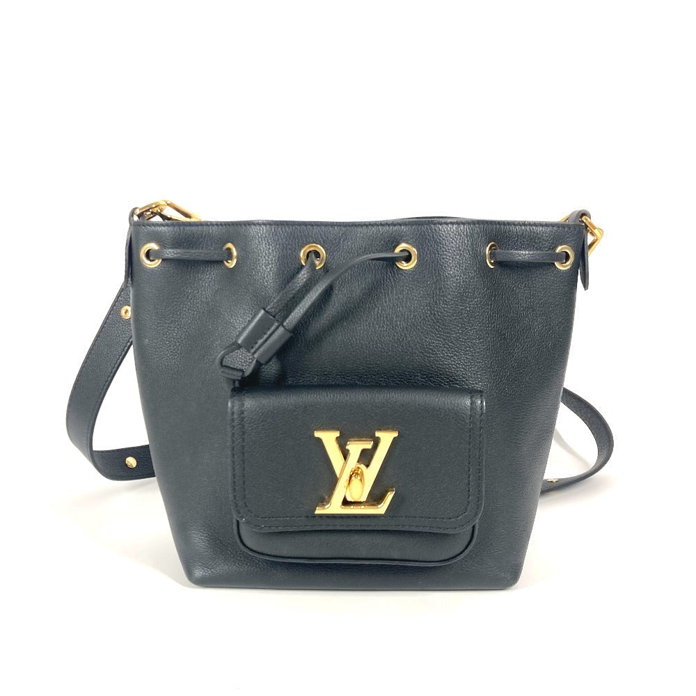 LOUIS VUITTON Shoulder Bag M57687 leather black Rock Me BucketNV