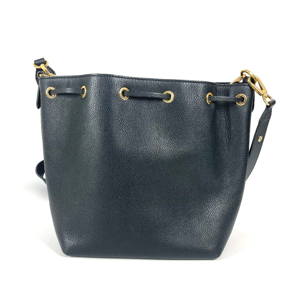 LOUIS VUITTON Shoulder Bag M57687 leather black Rock Me BucketNV