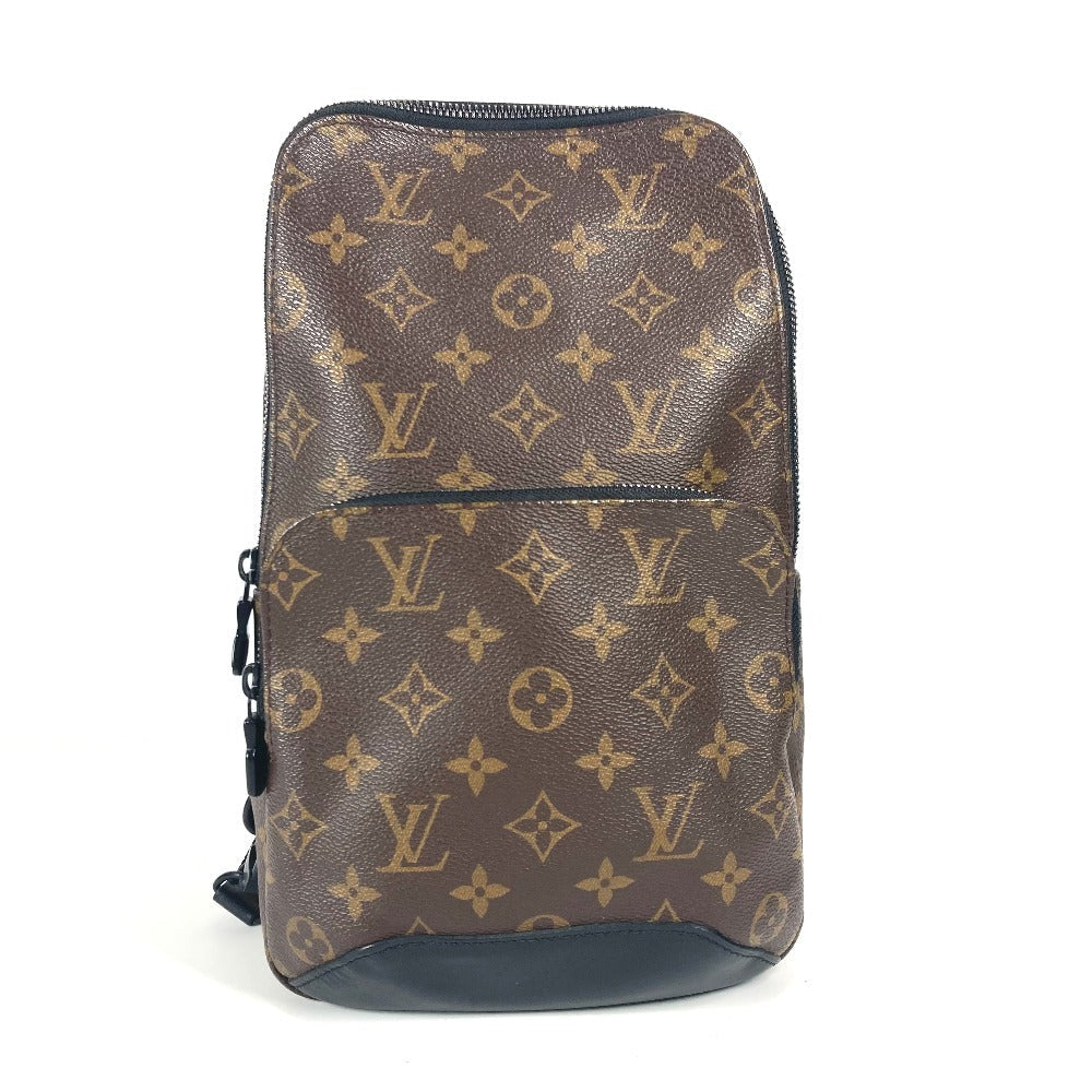 LOUIS VUITTON Sling bag M45897 Monogram macacer canvas Brown Monogram macacer Avenue Sling Bag