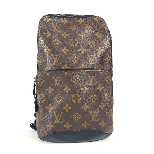 LOUIS VUITTON Sling bag M45897 Monogram macacer canvas Brown Monogram macacer Avenue Sling Bag