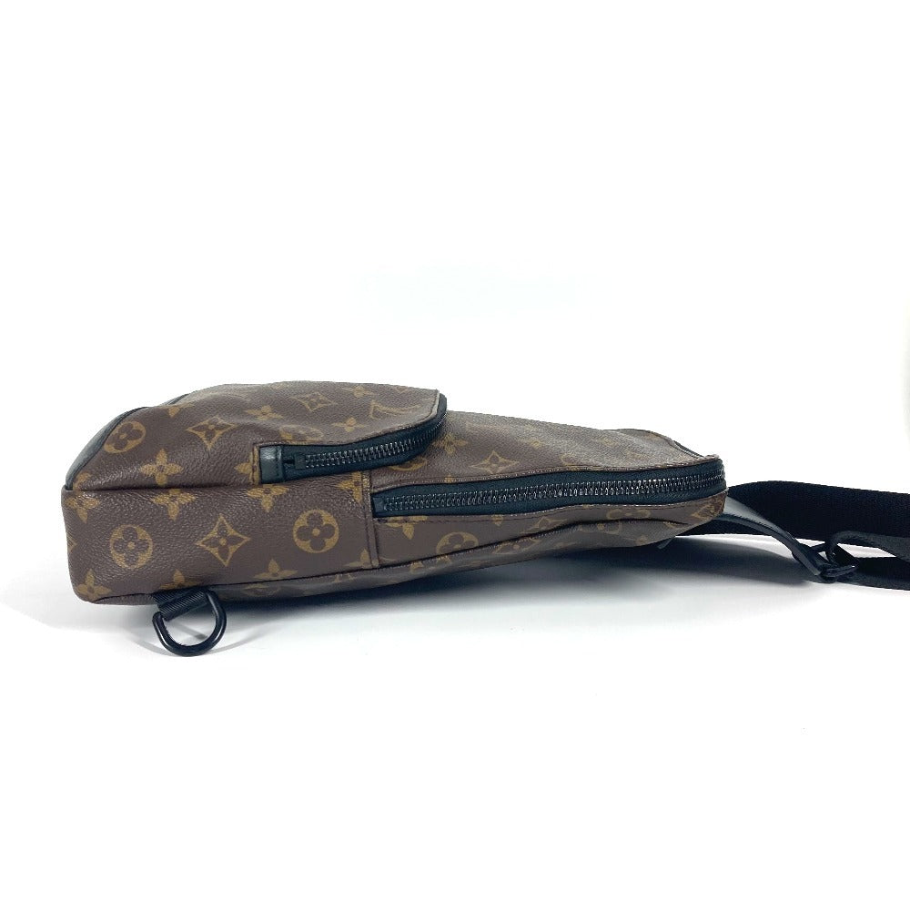 LOUIS VUITTON Sling bag M45897 Monogram macacer canvas Brown Monogram macacer Avenue Sling Bag