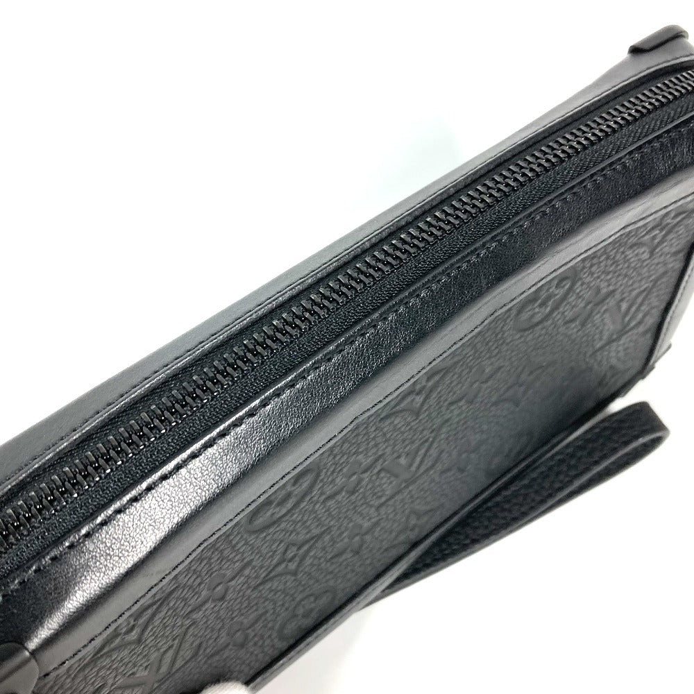 LOUIS VUITTON Clutch bag M68986 Taurillon Clemence Leather black Monogram Taurillon Clemence Soft trunk clutch