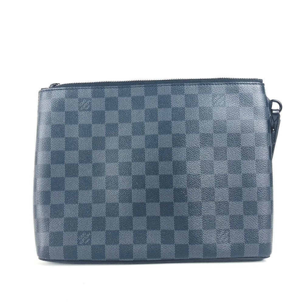 LOUIS VUITTON Clutch bag N40505 Damier Grafitto Canvas black Damier Grafitte takeoff pouch
