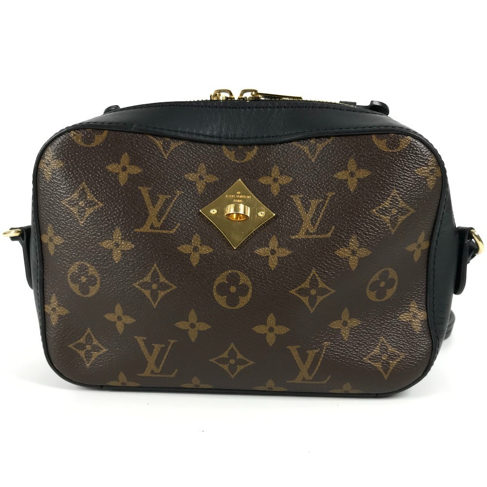 LOUIS VUITTON Shoulder Bag M43555 Monogram canvas black Monogram Saintonge