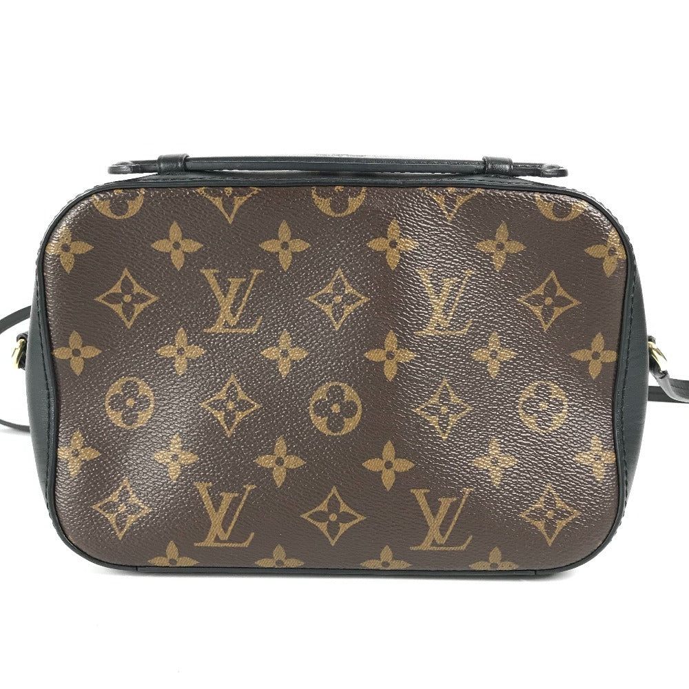 LOUIS VUITTON Shoulder Bag M43555 Monogram canvas black Monogram Saintonge