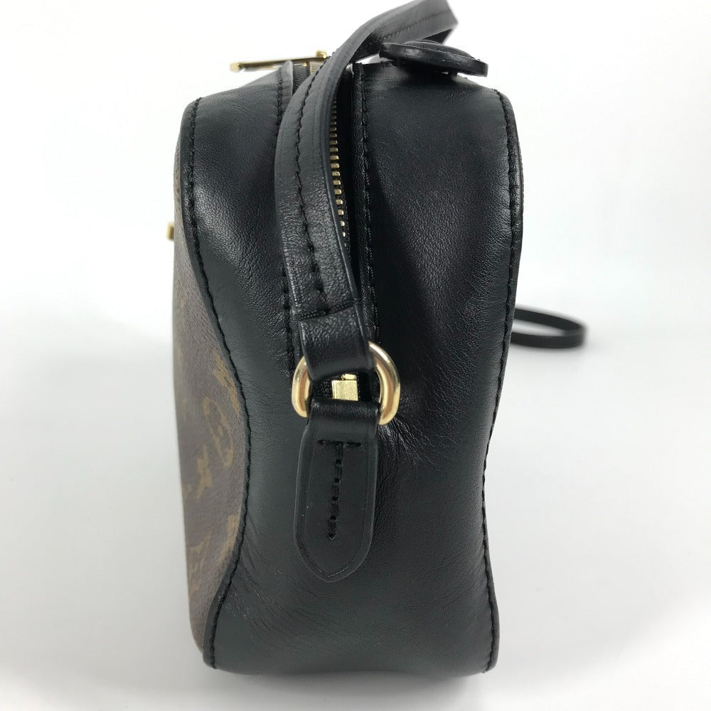 LOUIS VUITTON Shoulder Bag M43555 Monogram canvas black Monogram Saintonge