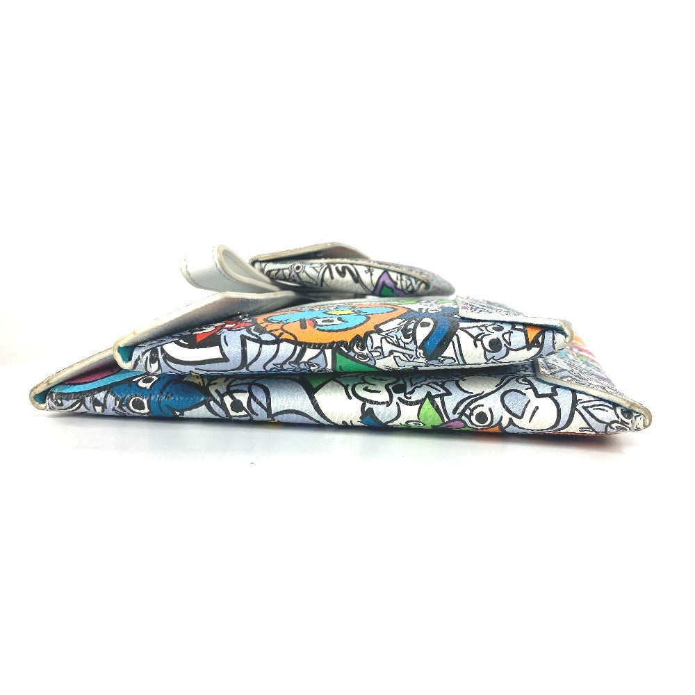 LOUIS VUITTON Clutch bag Ｍ82014 Leather / canvas multicolor monogram comic Trio Anvelope