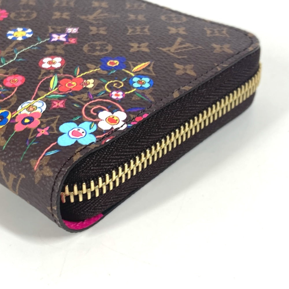 LOUIS VUITTON Long Wallet Purse Ｍ14162 Monogram canvas Brown Japan exclusive LVxTM Zippy wallet