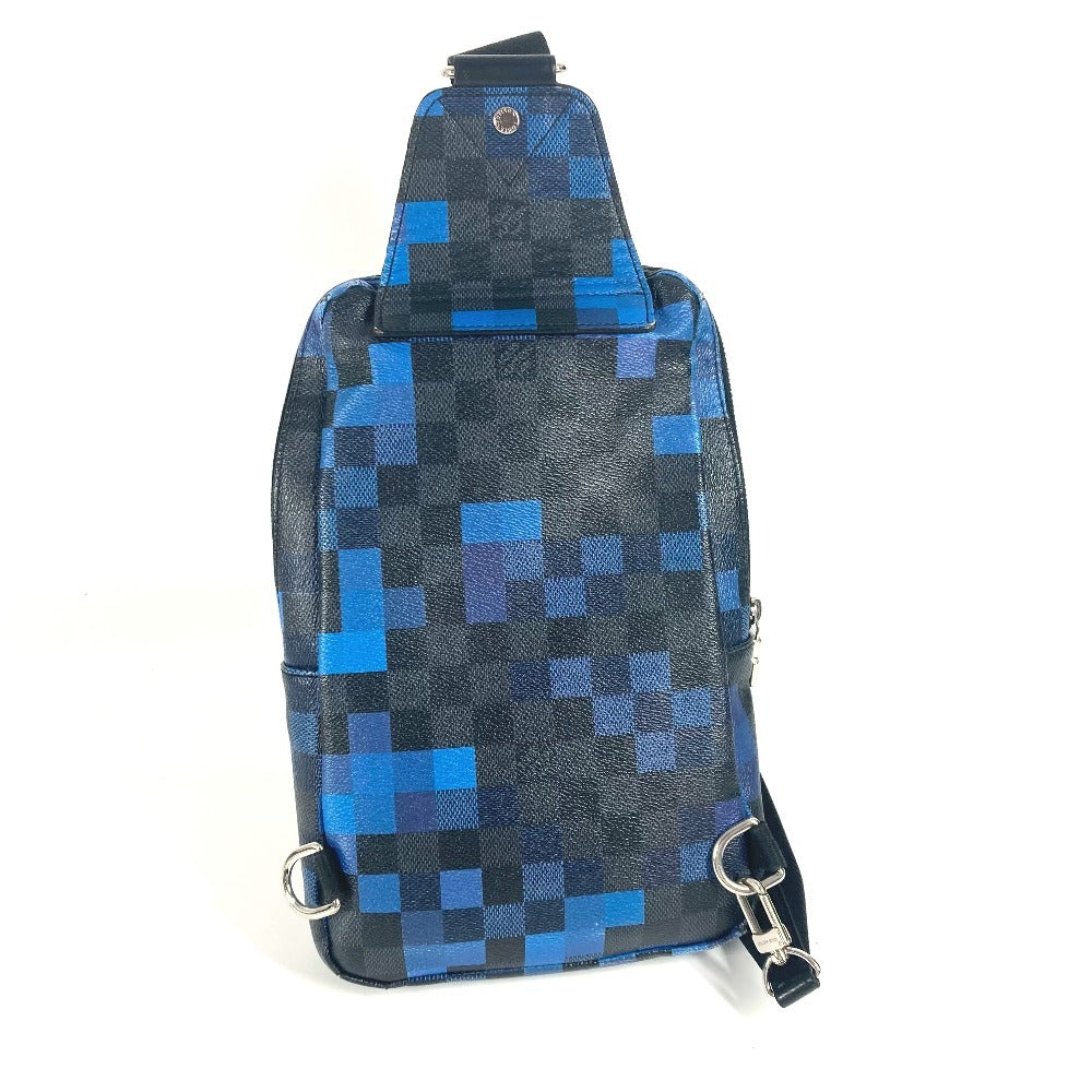LOUIS VUITTON Sling bag N40067 Damier Grafitto Canvas blue Damier graphic pixel Avenue Sling Bag