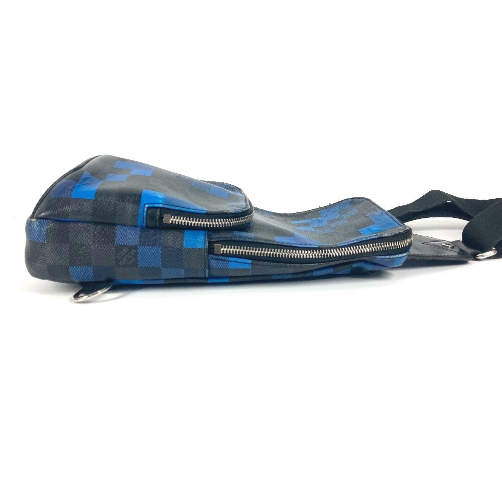 LOUIS VUITTON Sling bag N40067 Damier Grafitto Canvas blue Damier graphic pixel Avenue Sling Bag