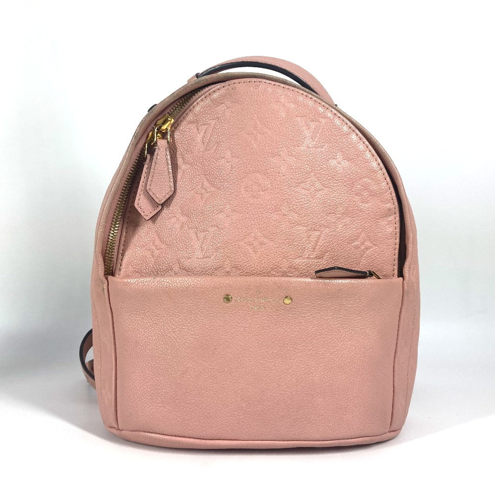 LOUIS VUITTON Backpack M44019 Monogram Ann Platt Leather pink Monogram Ann Platt Sorbonne