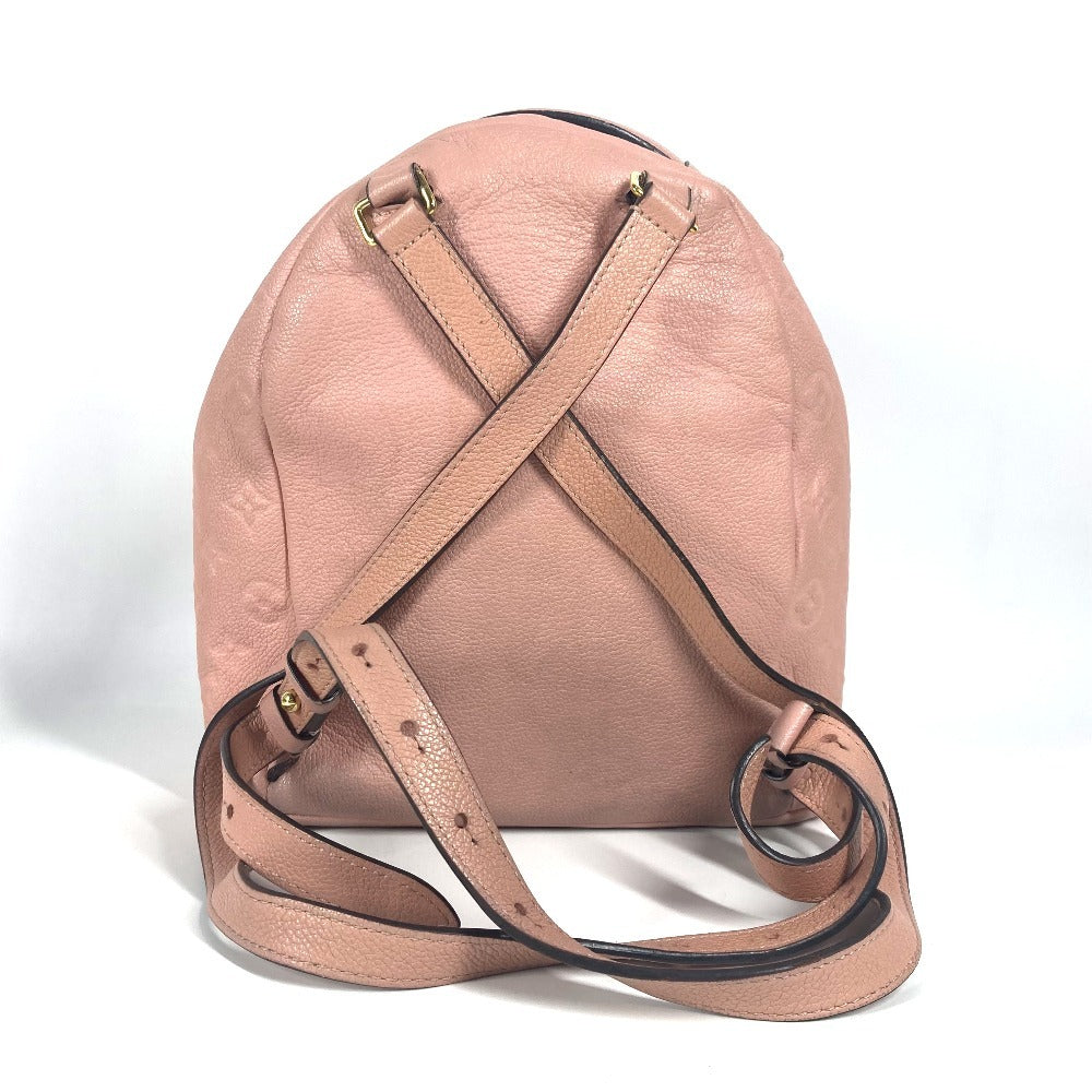 LOUIS VUITTON Backpack M44019 Monogram Ann Platt Leather pink Monogram Ann Platt Sorbonne