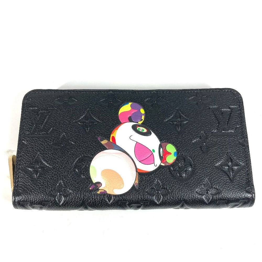 LOUIS VUITTON Long Wallet Purse M14160 Monogram Ann Platt Leather black Japan-exclusive LV x TM Monogram Empreinte Zippy wallet