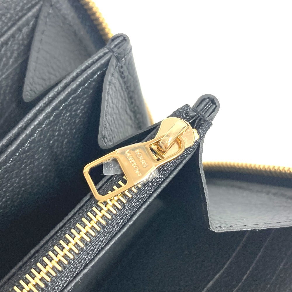 LOUIS VUITTON Long Wallet Purse M14160 Monogram Ann Platt Leather black Japan-exclusive LV x TM Monogram Empreinte Zippy wallet