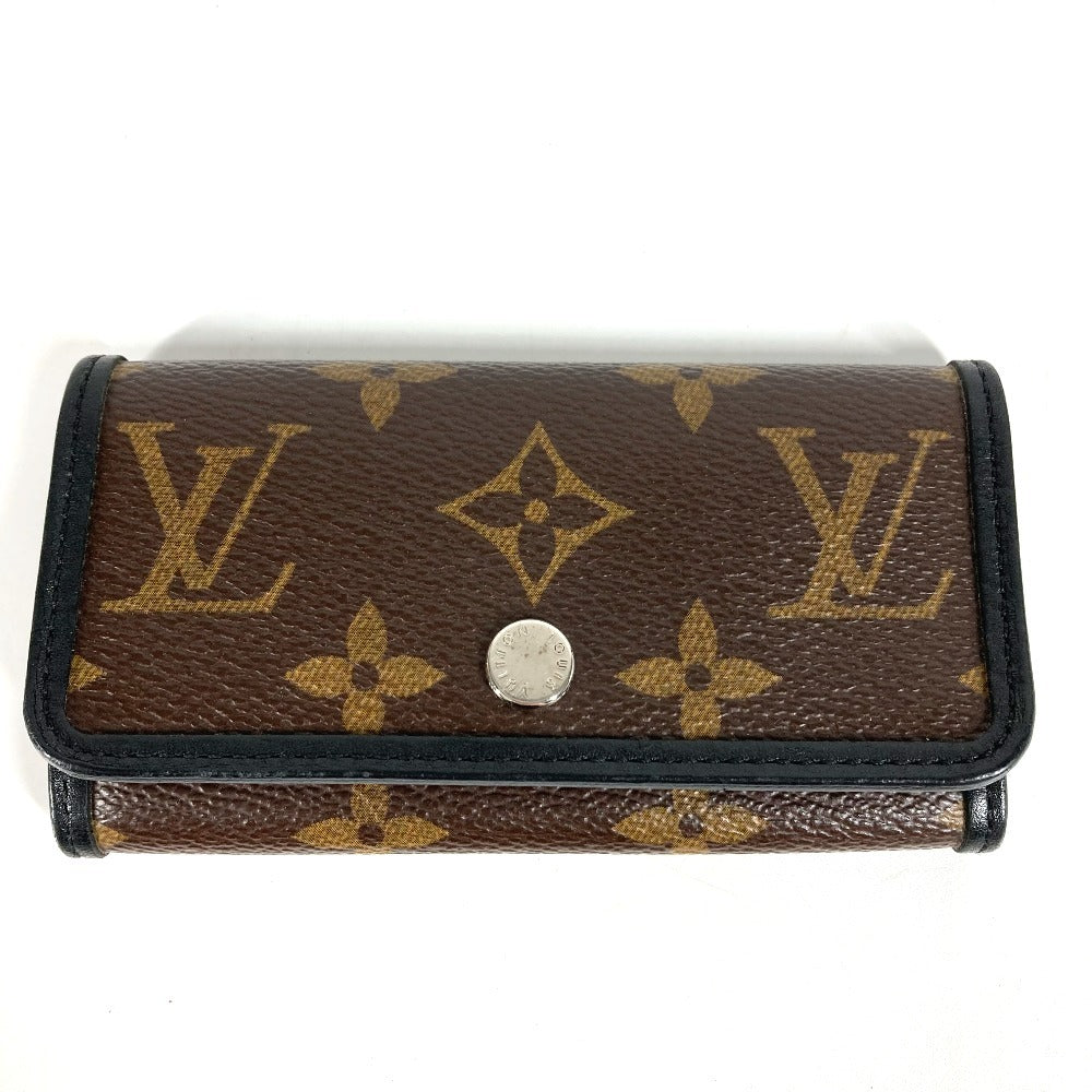 LOUIS VUITTON Key case Key holder M60165 Monogram macacer canvas Brown Monogram macacer Multicles6