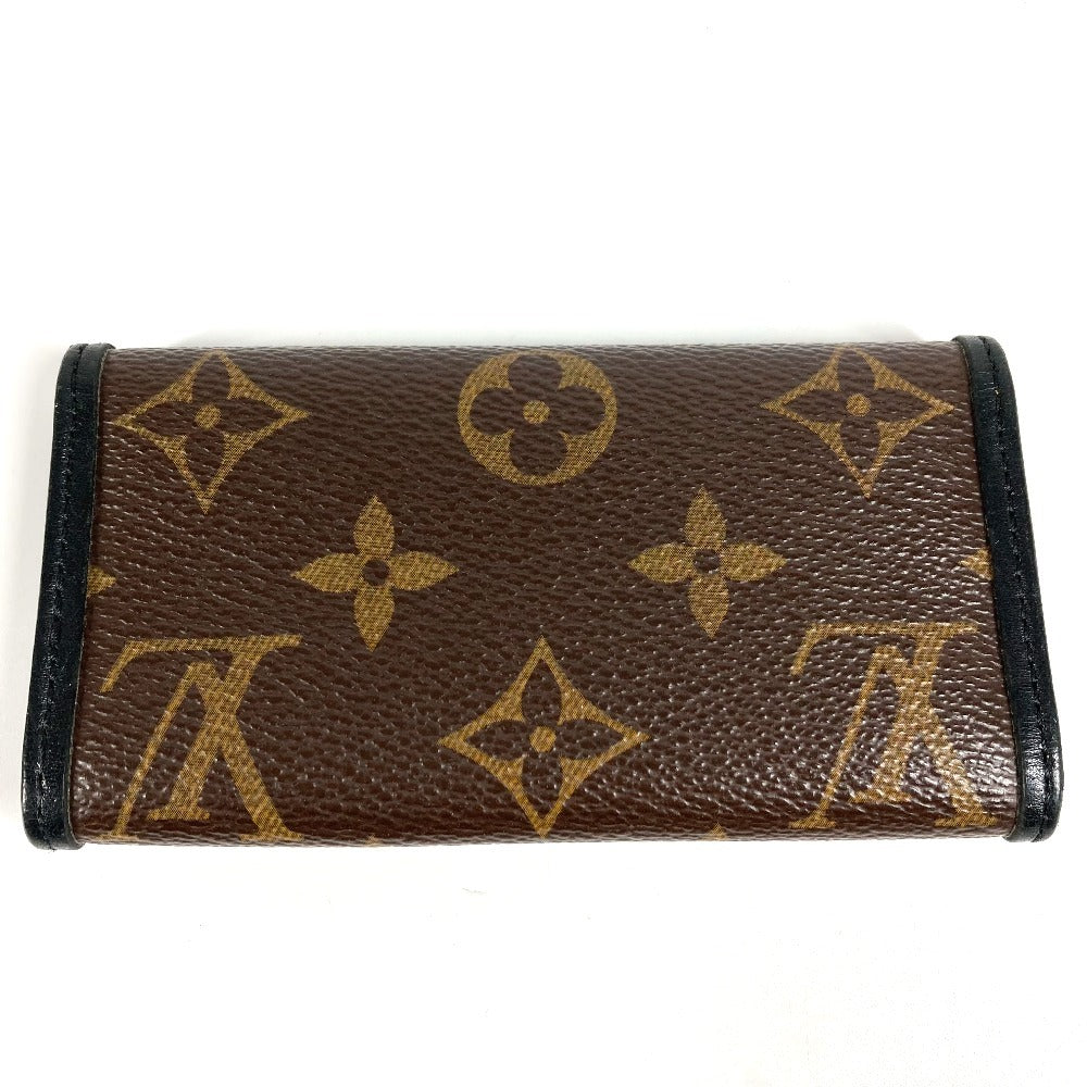 LOUIS VUITTON Key case Key holder M60165 Monogram macacer canvas Brown Monogram macacer Multicles6