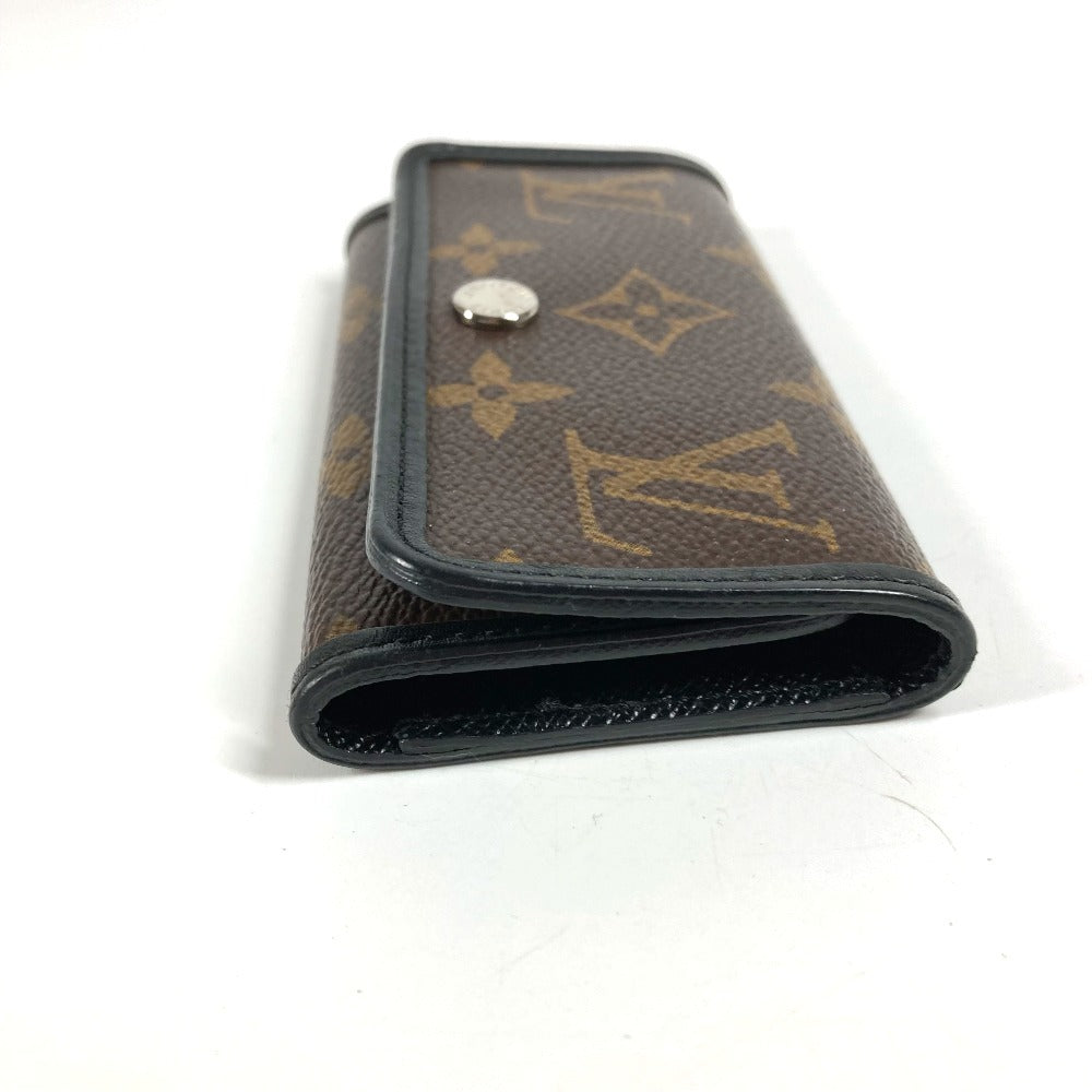 LOUIS VUITTON Key case Key holder M60165 Monogram macacer canvas Brown Monogram macacer Multicles6