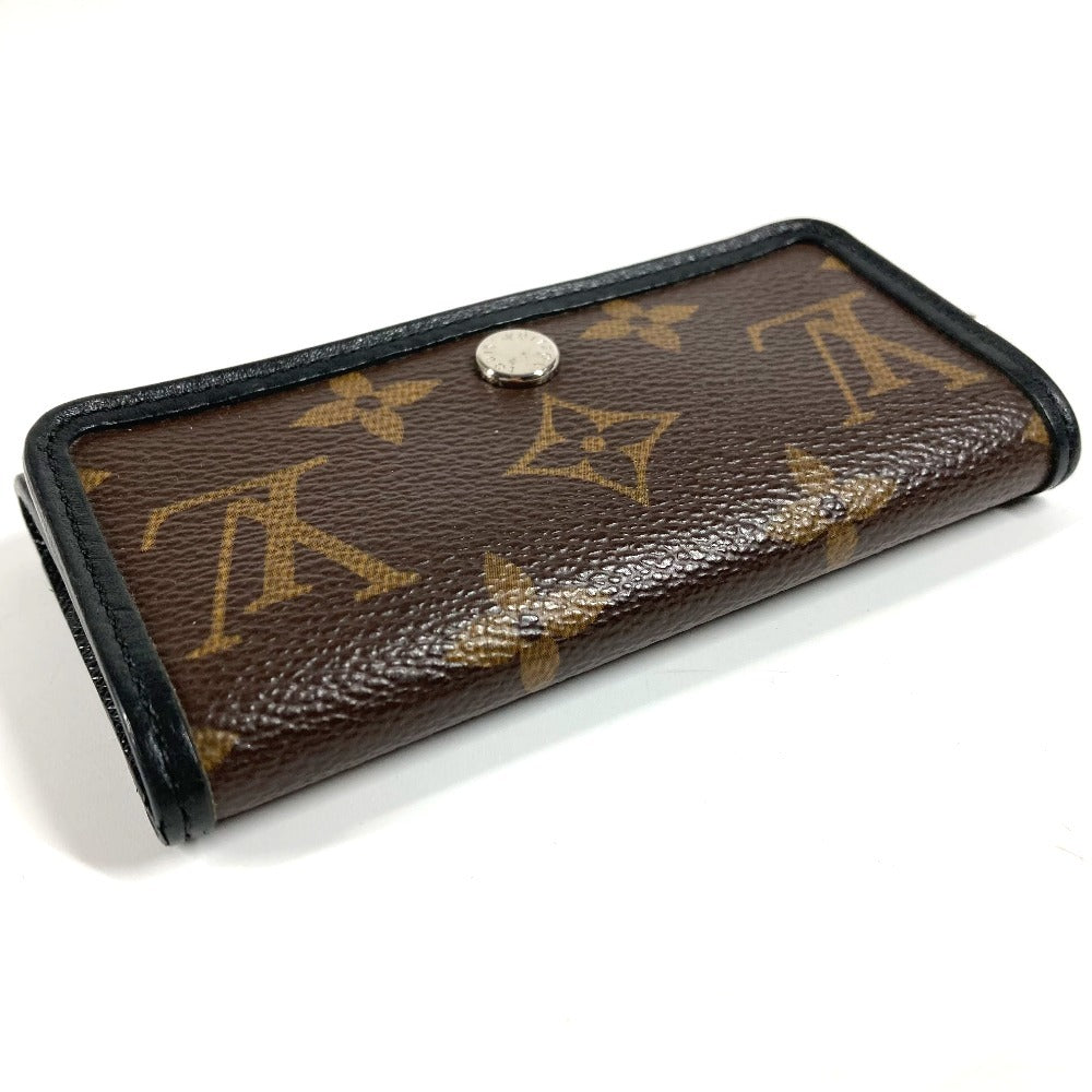 LOUIS VUITTON Key case Key holder M60165 Monogram macacer canvas Brown Monogram macacer Multicles6
