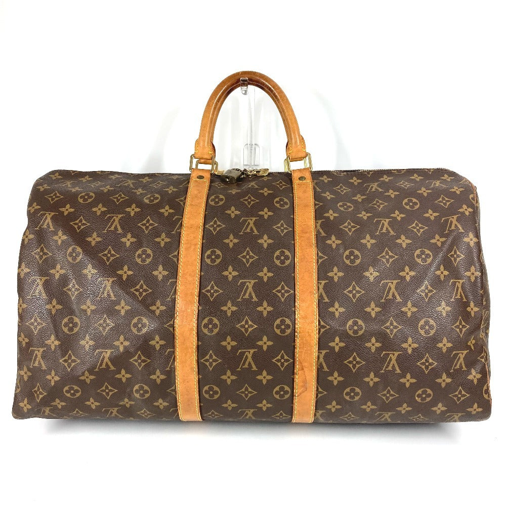 LOUIS VUITTON Boston Duffel bag M41414 Monogram canvas Brown Monogram Keepall ã»bandouliere55