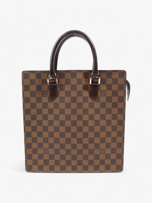 Louis Vuitton Sac Plat Tote Bag Damier Ebene Canvas
