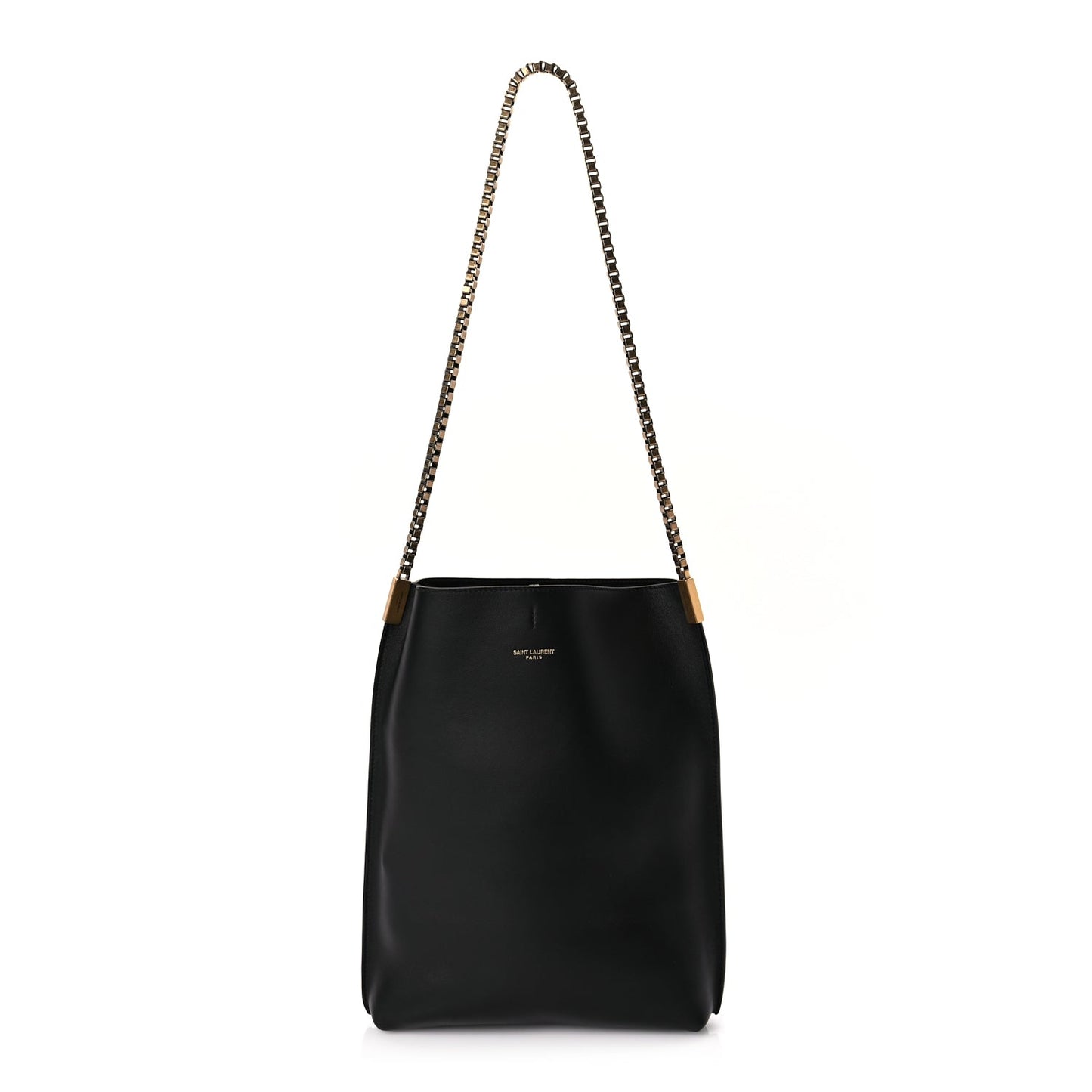 Saint Laurent Smooth Calfskin Small Suzanne Hobo Black