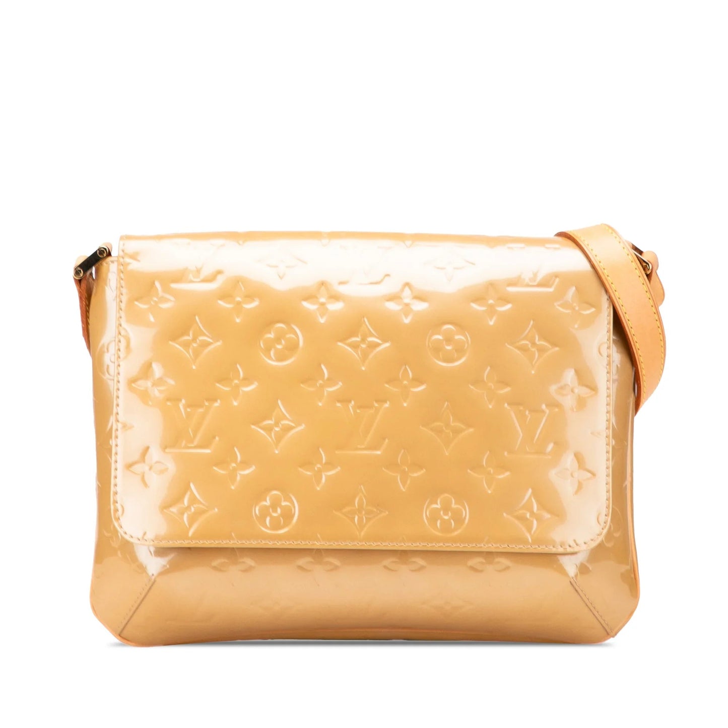 Tan Louis Vuitton Monogram Vernis Thompson Street Shoulder Bag